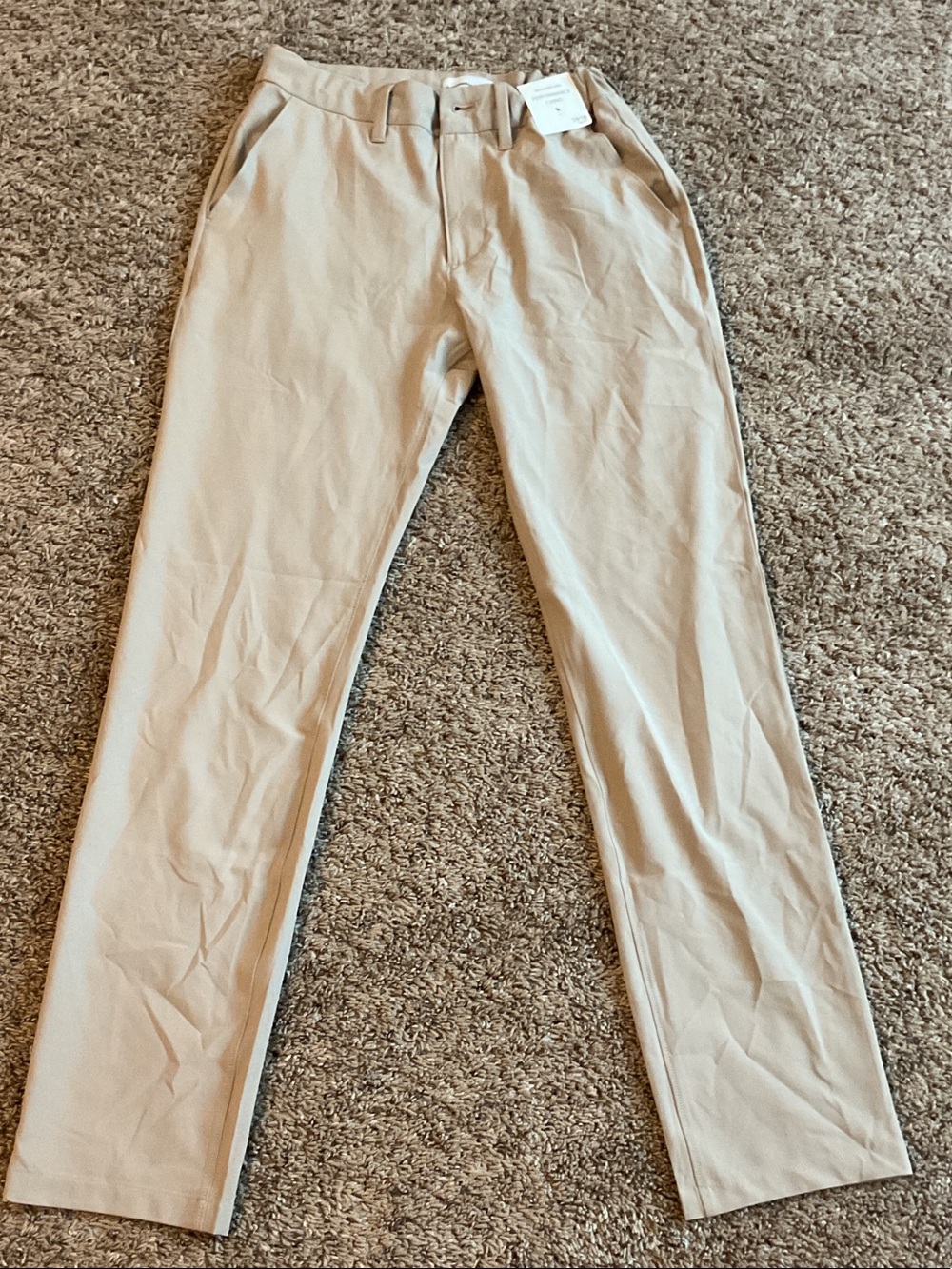 abercrombie kids Khaki Straight Chinos - Light Beige